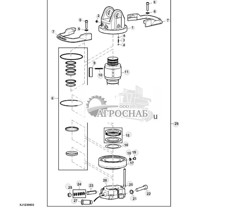 Rotator GV 12-2 W Adapter G12